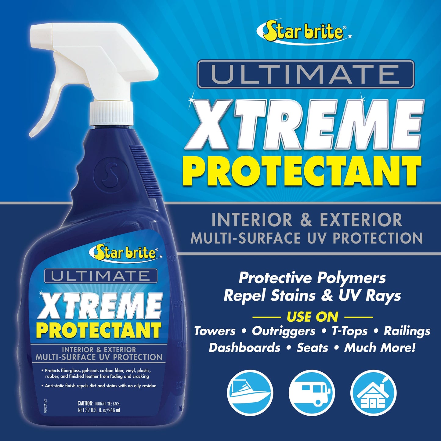 Star Brite 098832 Ultimate Xtreme Protectant Interior and Exterior - 32 oz