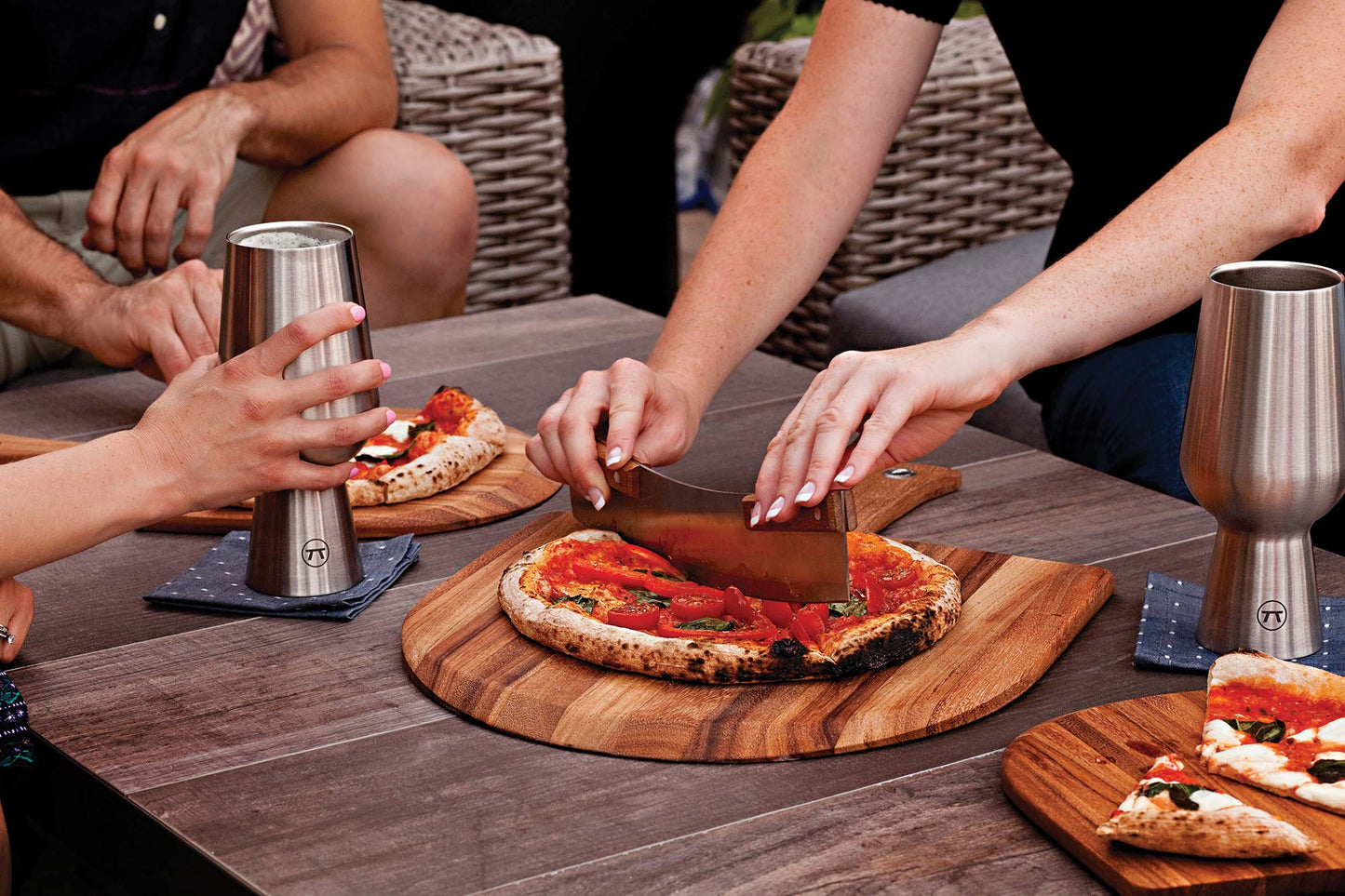 Ironwood Acacia Wood Peel, Napoli Pizza Paddle, 14" x 20"