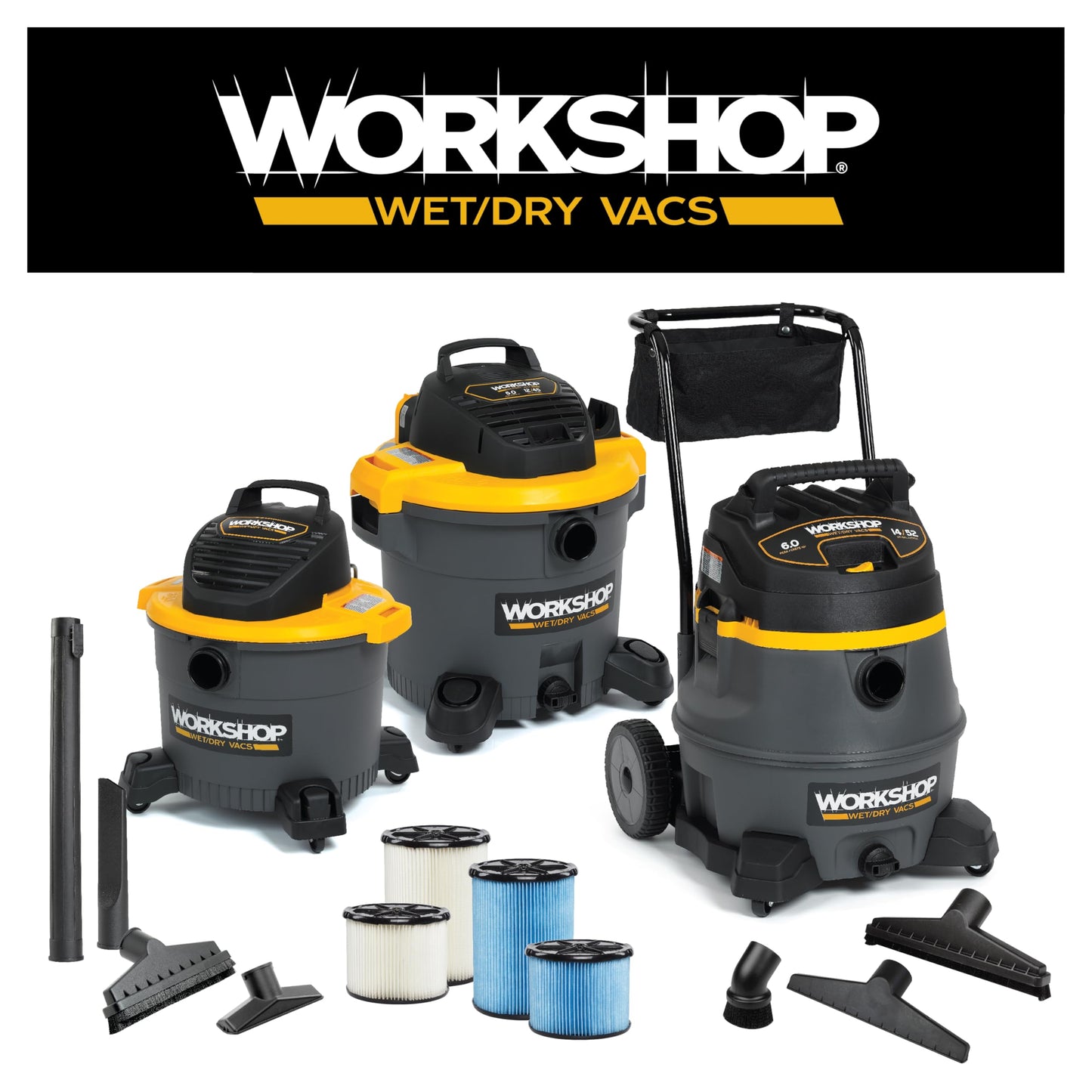 Workshop Wet/Dry Vacs WS17823A 1-7/8-Inch X 10-Feet Contractor Hose for Wet Dry Shop Vacuum