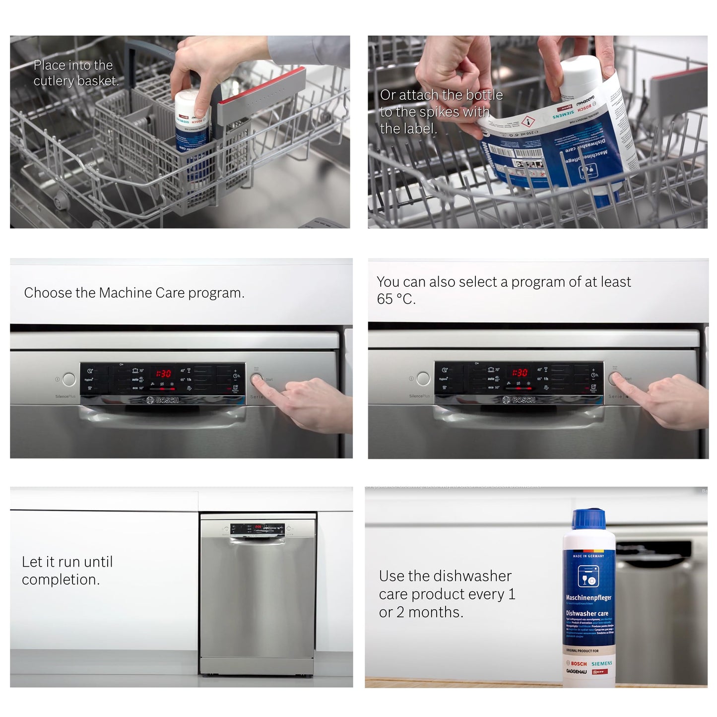 Bosch Dishwasher Machine Care