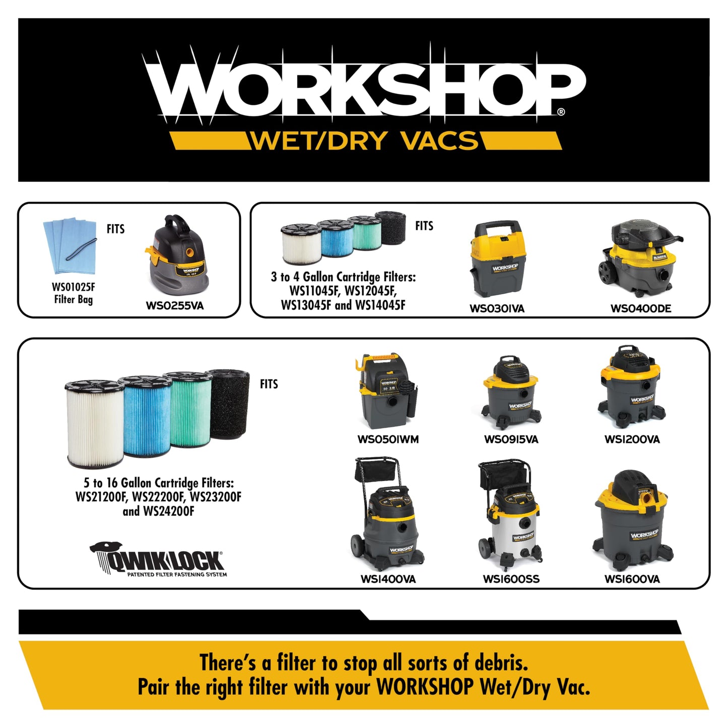 Workshop Wet/Dry Vacs WS17823A 1-7/8-Inch X 10-Feet Contractor Hose for Wet Dry Shop Vacuum