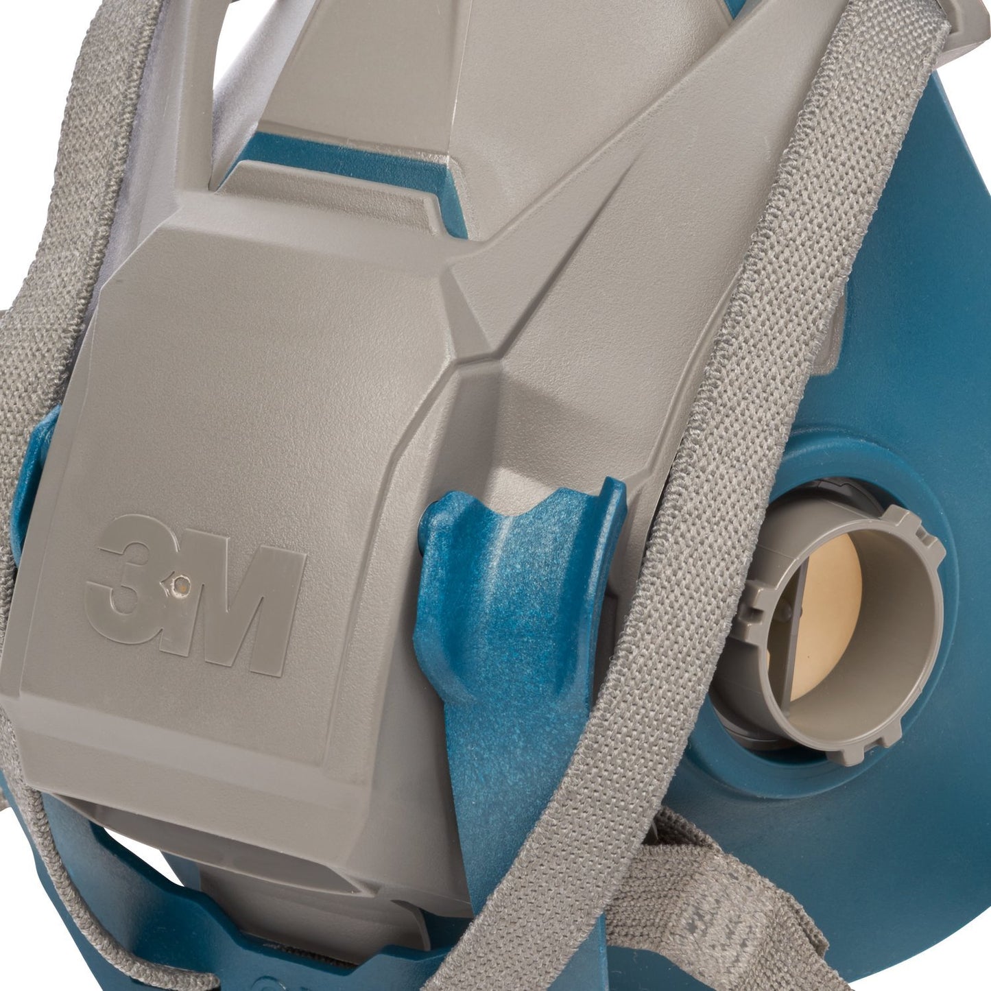 3M Personal Safety Division 6503QL Rugged Comfort Quic-Latch Half-Facepiece Reusable Respirators, Large, Grey/Teal