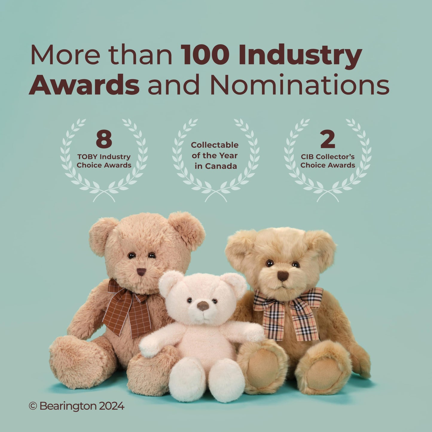 Bearington Theodore Brown Plush Stuffed Animal Teddy Bear, 17 inches