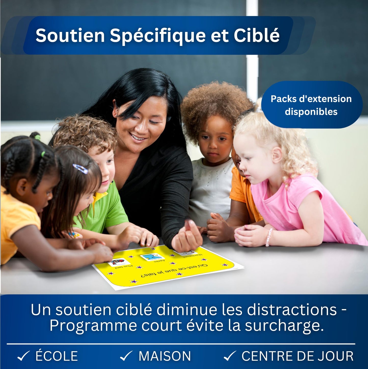 Tableau Routine Enfant Maintenant Suivant – Emploi du Temps/Rituel – 32 Pictogrammes Autisme Materiel – Calendrier de Planning – TSA/TDAH Enfant outil