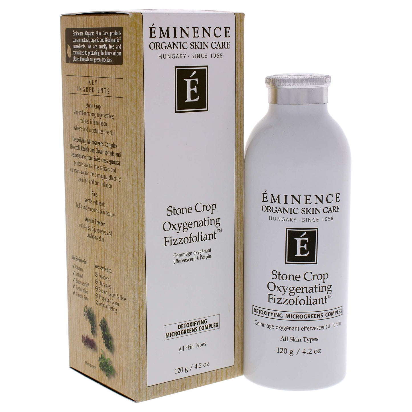 Eminence Stone Crop Oxygenating Fizzofoliant Exfoliator Unisex-4.2 oz