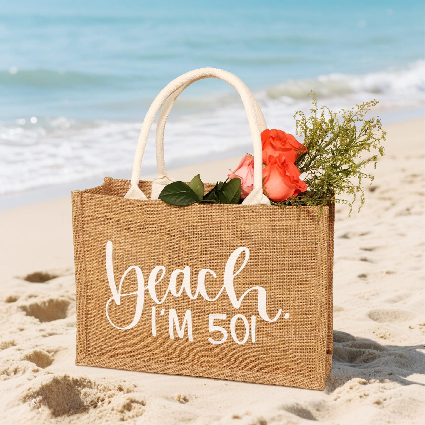 50th Birthday Gifts for Women, Gifts for 50th Birthday Woman, 50 Birthday Gifts Ideas for Her, Best 50 Fabulous 1975 Birthday Gifts Basket for Mom Sister Friend Wife Daughter Coworker