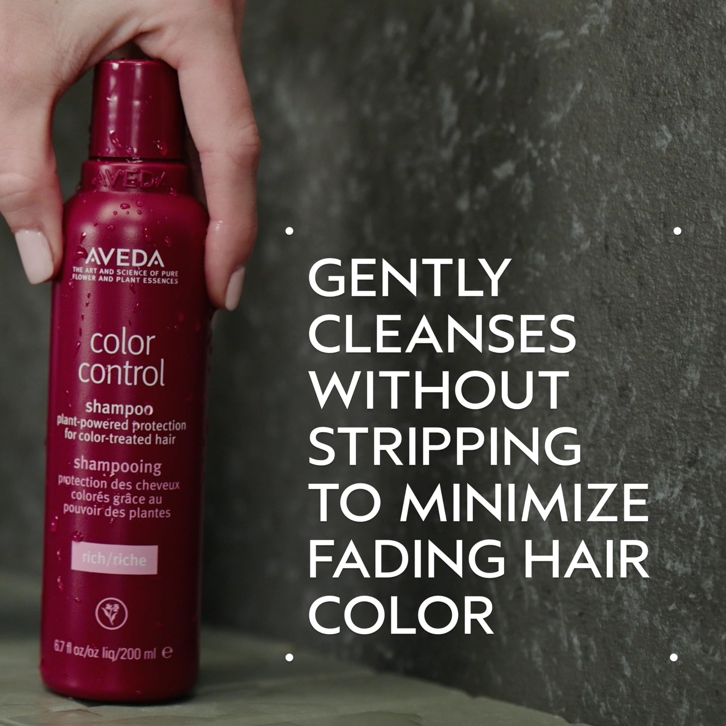 Aveda Colour Control Rich Shampoo | Colour Protection Shampoo | Fights Fade | for Medium to Thick Colour-Treated Hair Types | Silicone Free, 1000ml