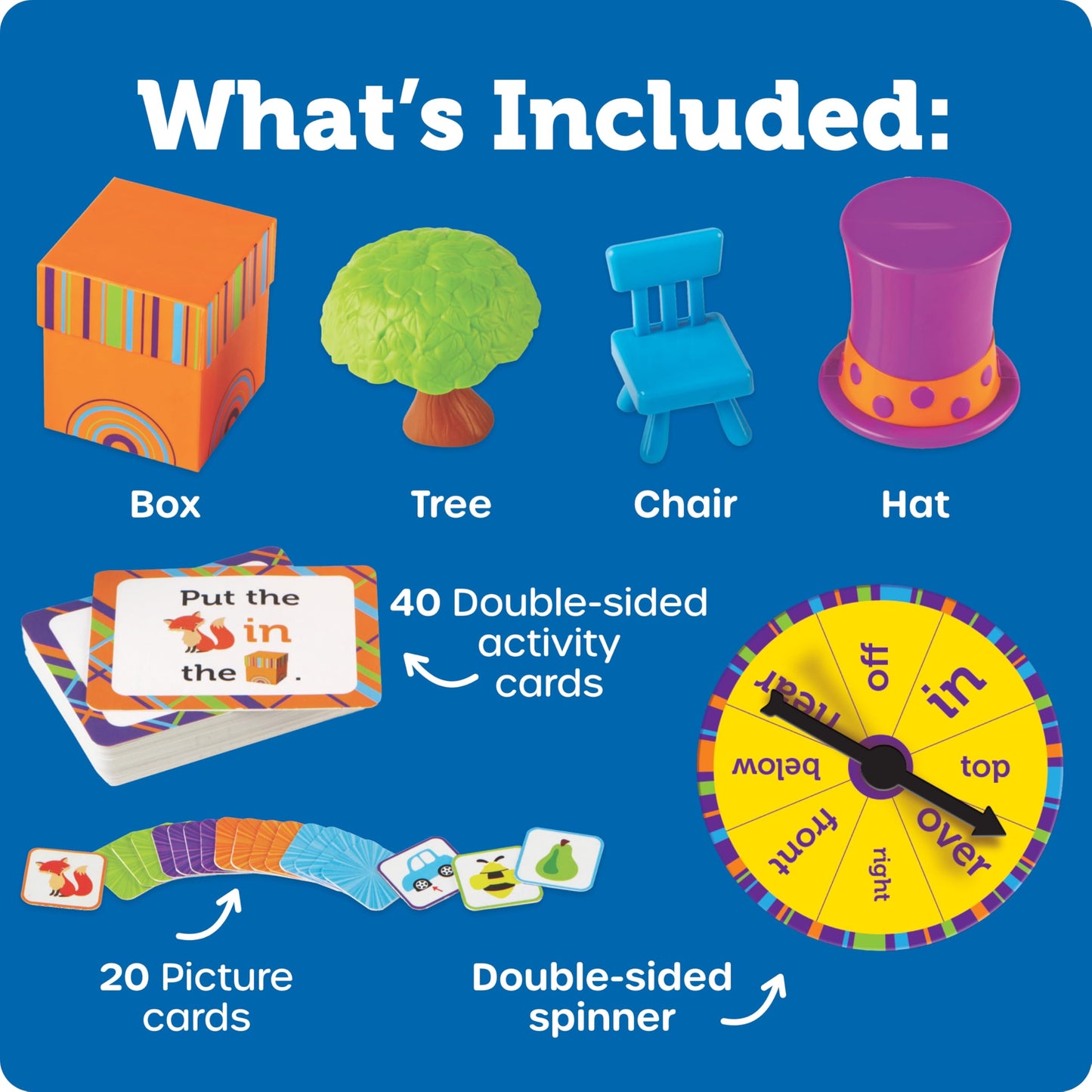 Learning Resources LER3201 Fox in The Box Positional Words Activity Set