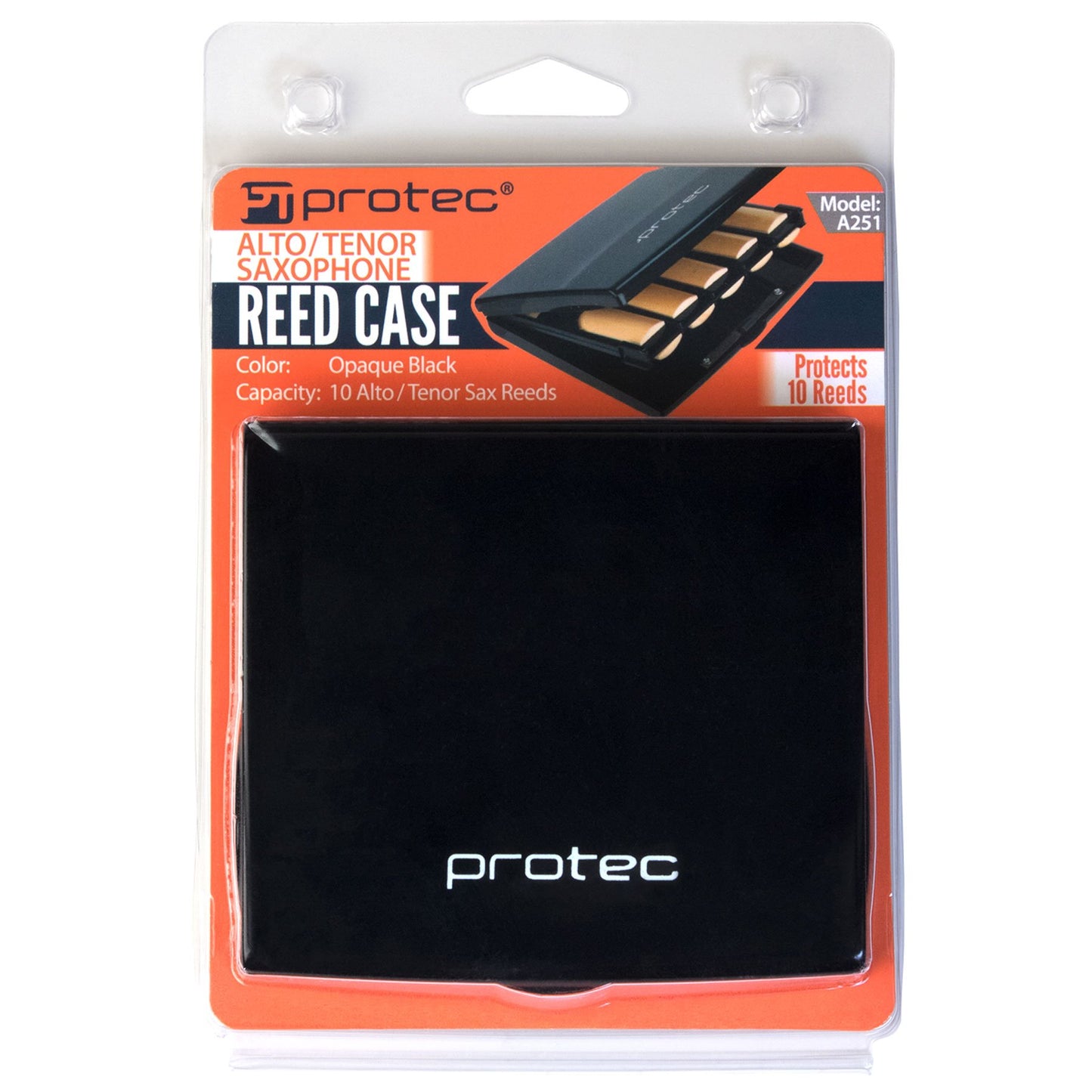 Protec A251 Alto/Tenor Saxophone Reed Case (Black)