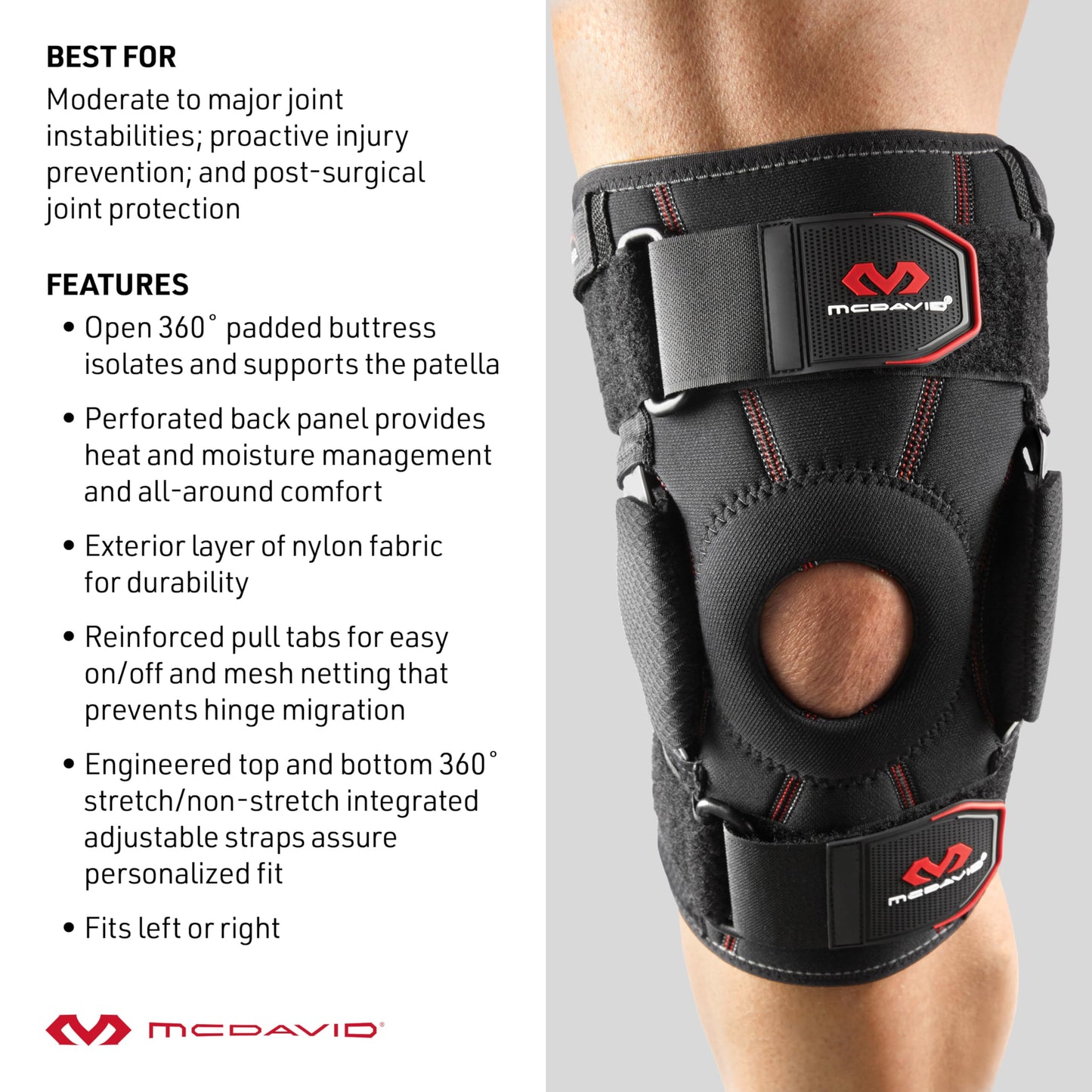 McDavid Dual Disk Hinged Knee Support