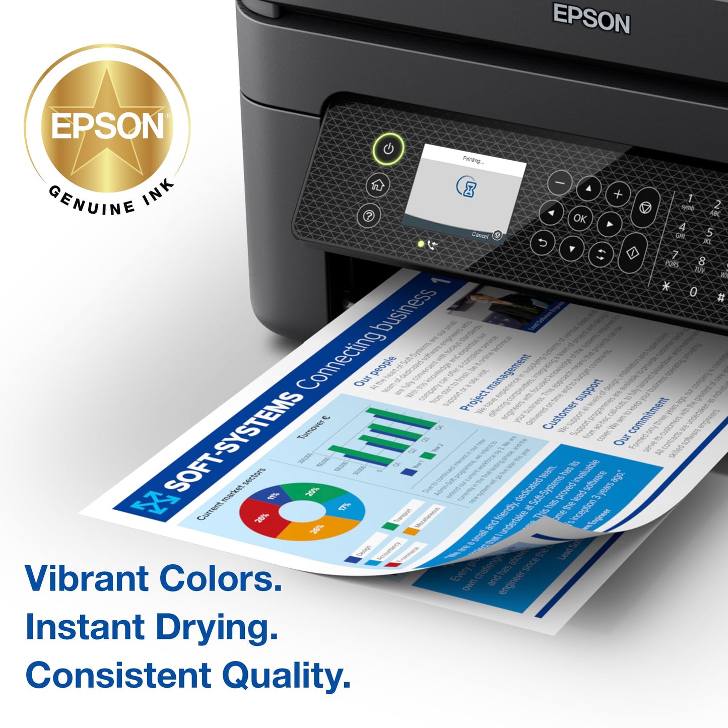 EPSON 232 Claria Ink Standard Capacity Black Cartridge (T232120-S) Works with Workforce WF-2930, 2950 and Expression XP-4200, 4205