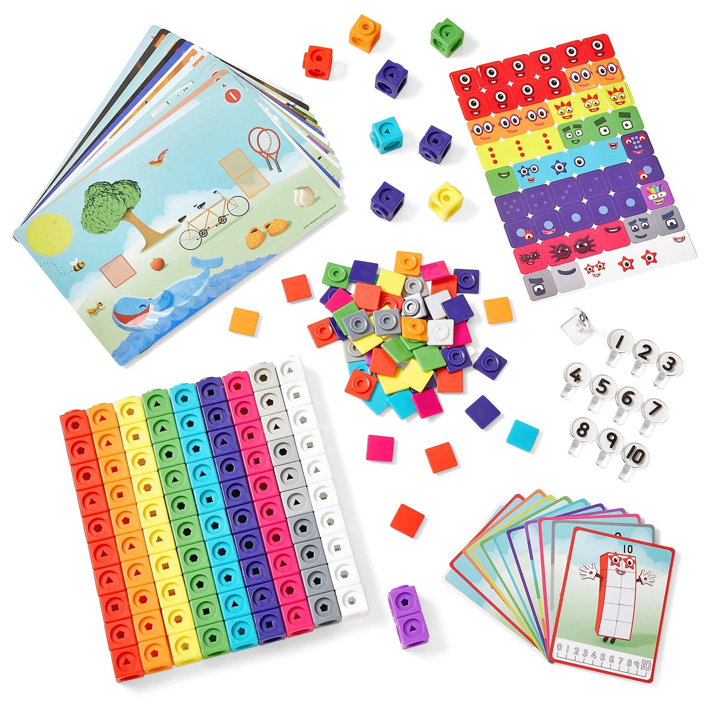 Numberblocks MathLink Cubes 1-10