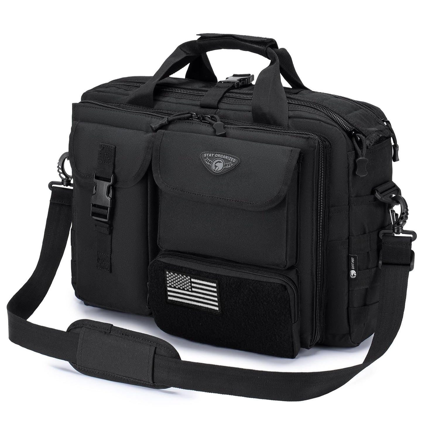Stypos Tactical Messenger Bag, Tactical Briefcase for Man Military Laptop Bag Messenger Shoulder Bag