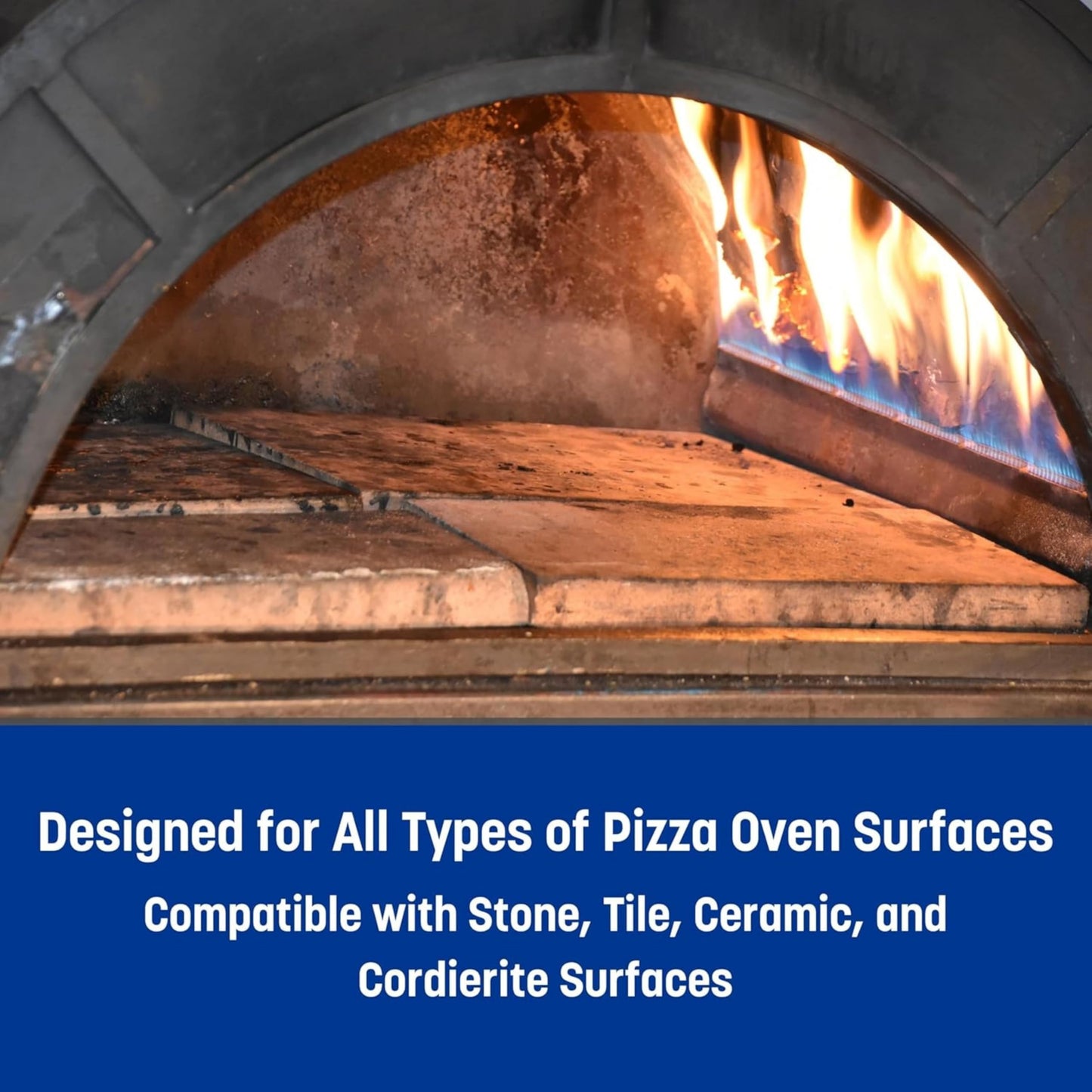 Carlisle FoodService Products Wood Oven Scraper, Oven Brush, 10 Inches, Tan