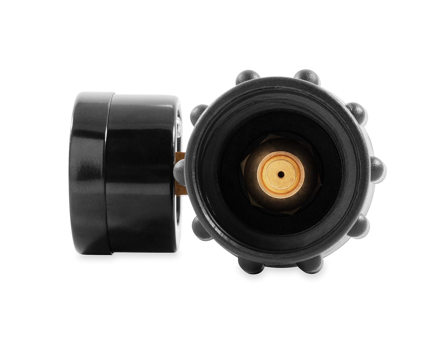 Camco Propane Gauge/Leak Detector, Type 1 Connection for Gas Grills, RVs and Boats - 59023, Black