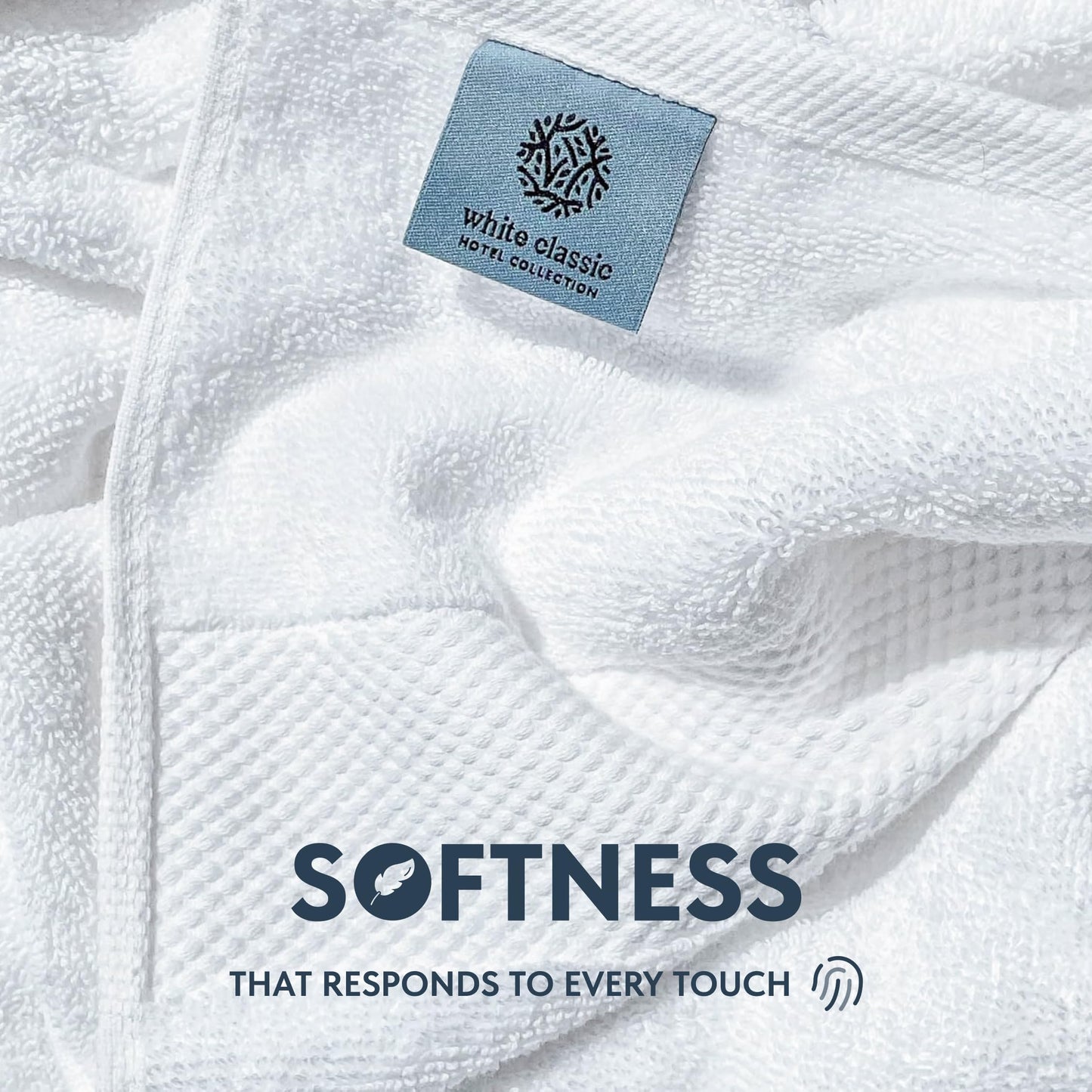 Luxury Bath Sheets Towels for Adults Extra Large | Highly Absorbent Hotel Collection | 35x70 Inch | 2 Pack (White)