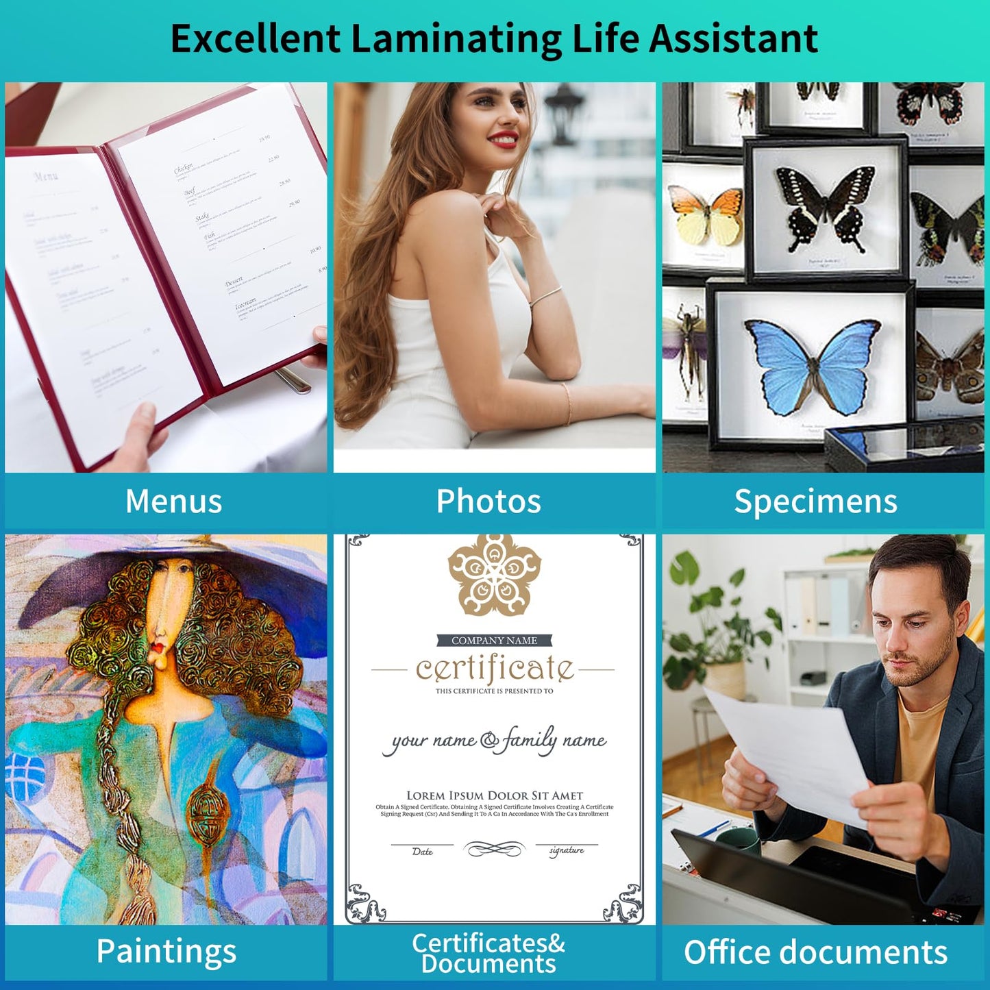 500 Pack 3 mil LabelMore Laminating Sheets, Laminator Sheets for Laminator - 9 X 11.5-inches