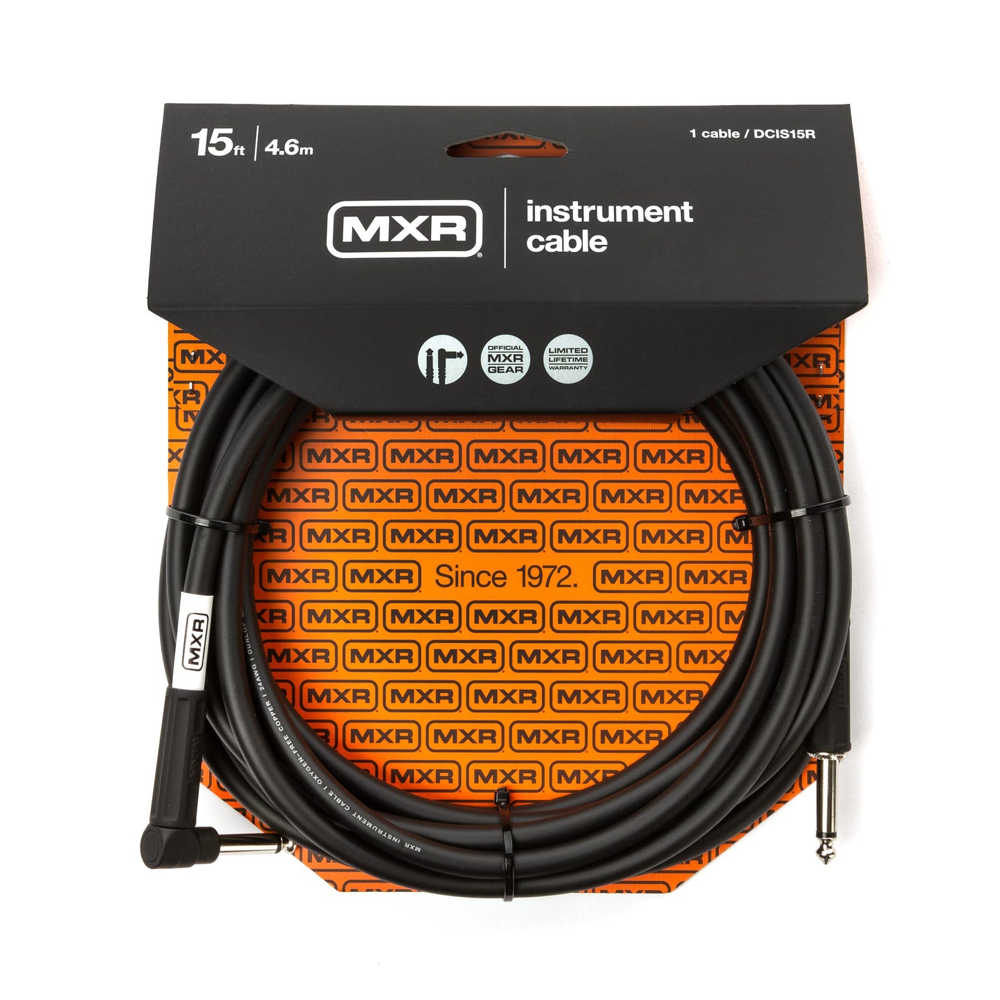 Dunlop MXR Instrument Cable (DCIS15R), 15FT