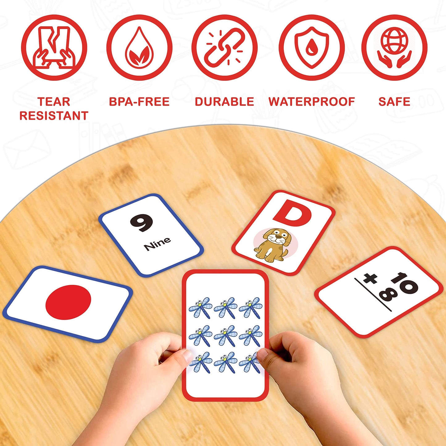 THE Fidget Game Kindergarten Learning Bundle - Learn to Read in Weeks, Master 500 Learning Cards - High-Frequency Dolch Sight Words, Numbers, Addition & Subtraction & Shapes - for Pre-K to Grade 3
