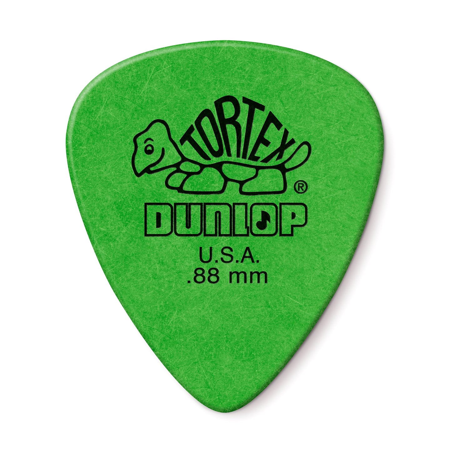 Jim Dunlop Standard Tortex Picks, 72 Pack, Green, .88mm