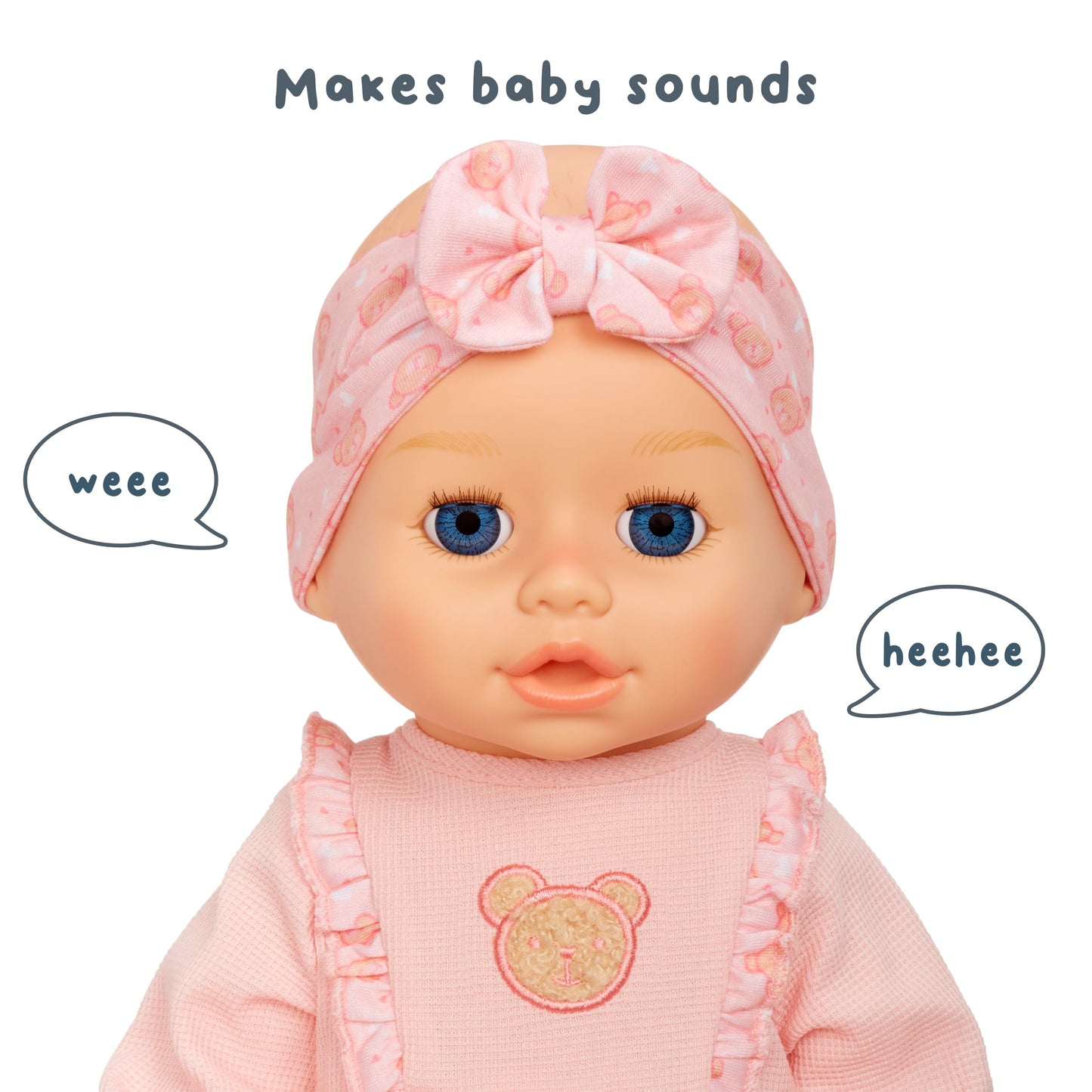 BABY born Learn to Walk Baby Doll Annabell with Blue Eyes and Realistic Features