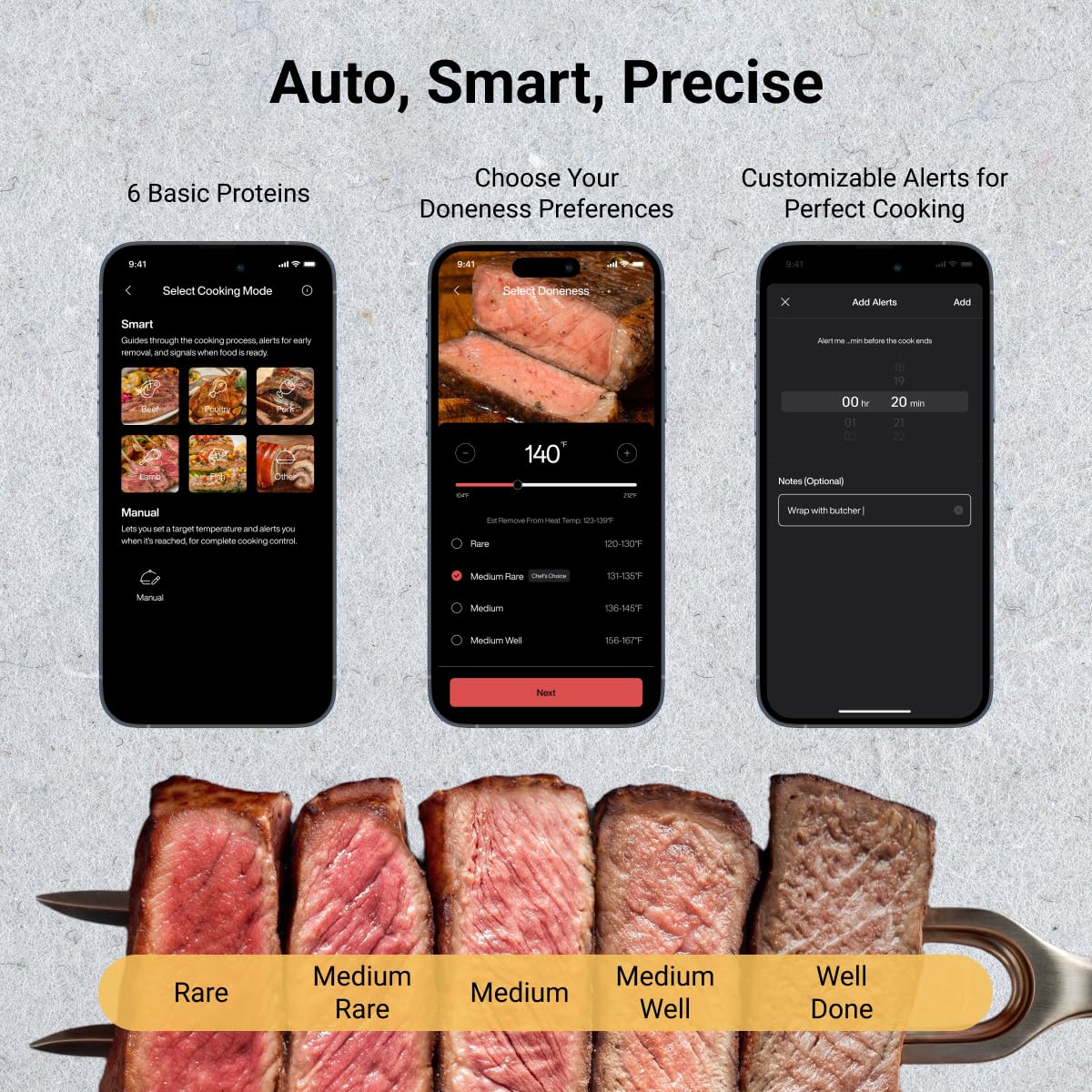 Typhur Sync Wireless Meat Thermometer Gen 2 with WiFi | Standalone Base and Control | Unlimited Range | Enhanced 10X Signal for Improved Stability | NIST Certified Accuracy | BBQ Oven Smoker Gril