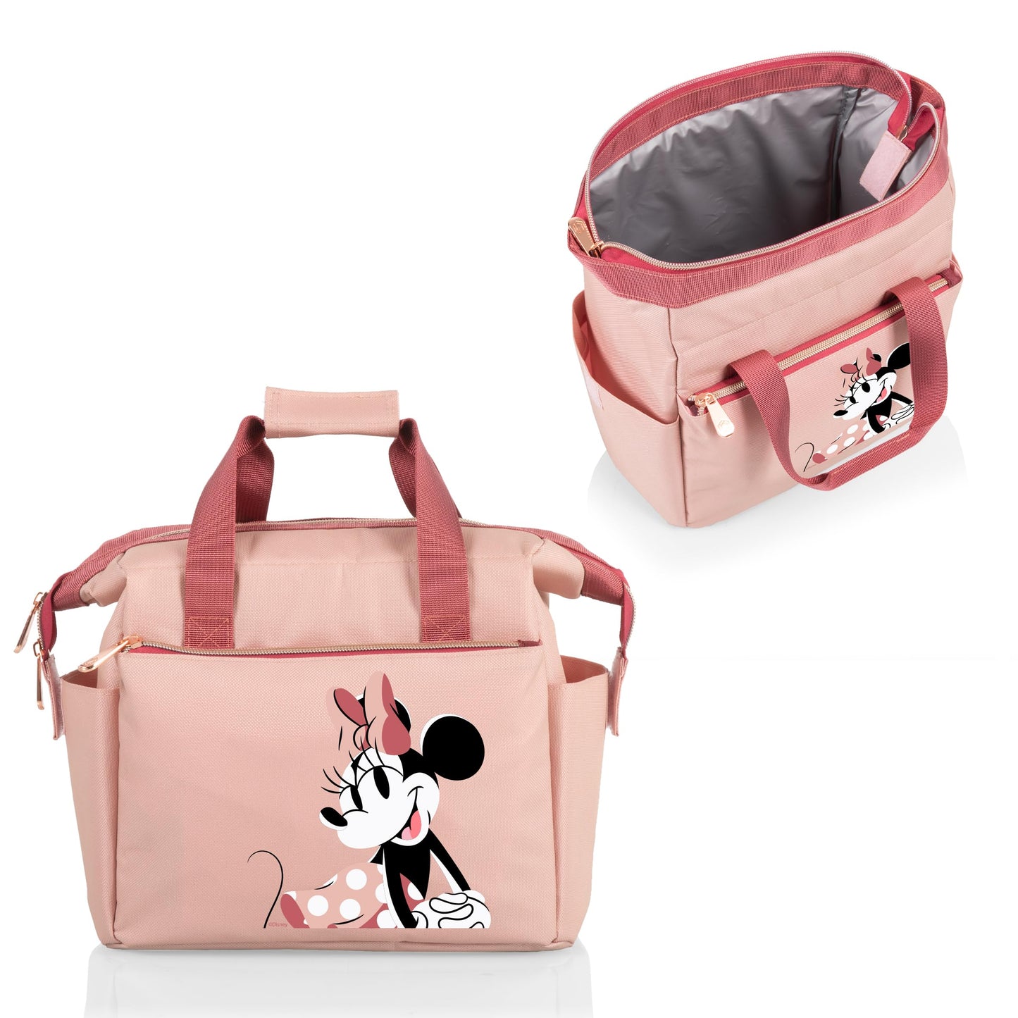 PICNIC TIME Go, Soft Cooler Box, Insulated Lunch Bag, 10 x 6 x 10.5, Disney Minnie Mouse - Pink