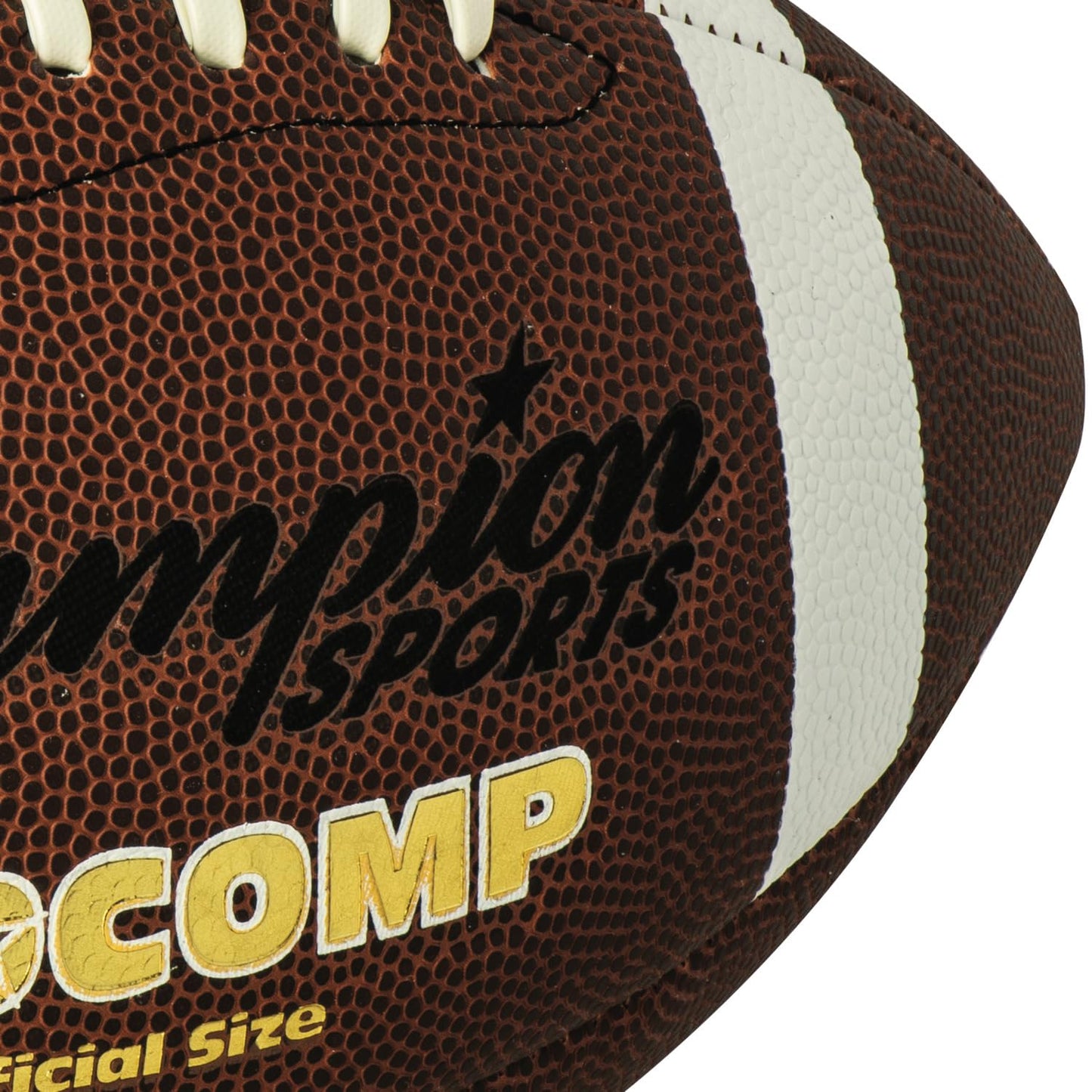 Champion Sports Official Size Composite Football, Brown