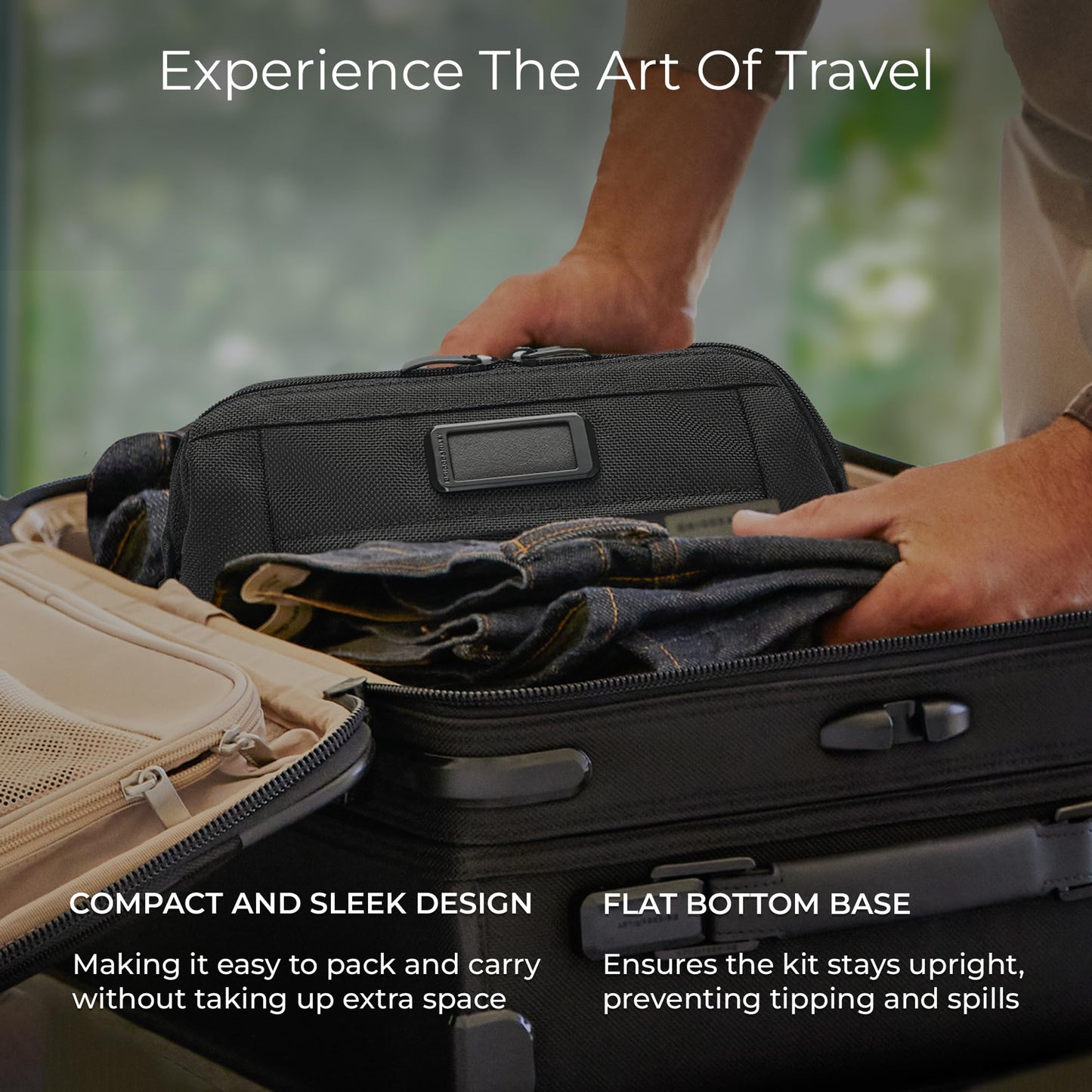 Briggs & Riley Baseline Duo Essential Toiletry Kit, Black