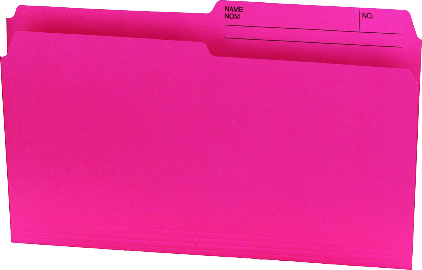 Hilroy 65164 Legal Size File Folders, 9x14-7/8-Inch, 100 per Box, Pink