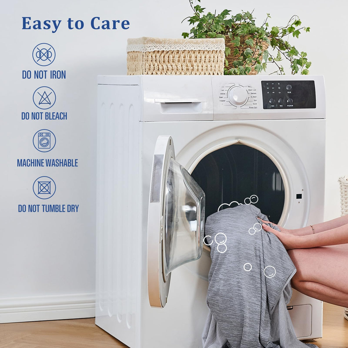 Cooling Blanket Queen Size, Lightweight & Breathable Summer Blanket for Hot Sleepers & Night Sweats, Double-Sided Cool-to-Touch Design, Smooth Cooling Blanket for Bed, 79" x 86"