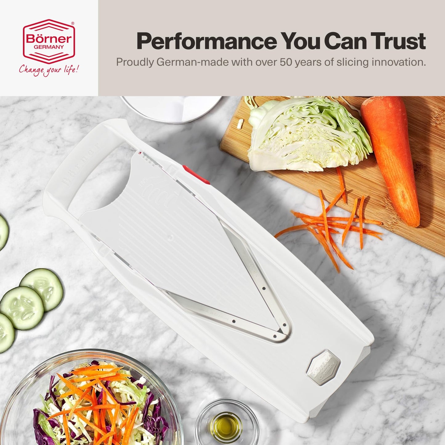 Börner V-7000WH VPower V-Slicer (White)