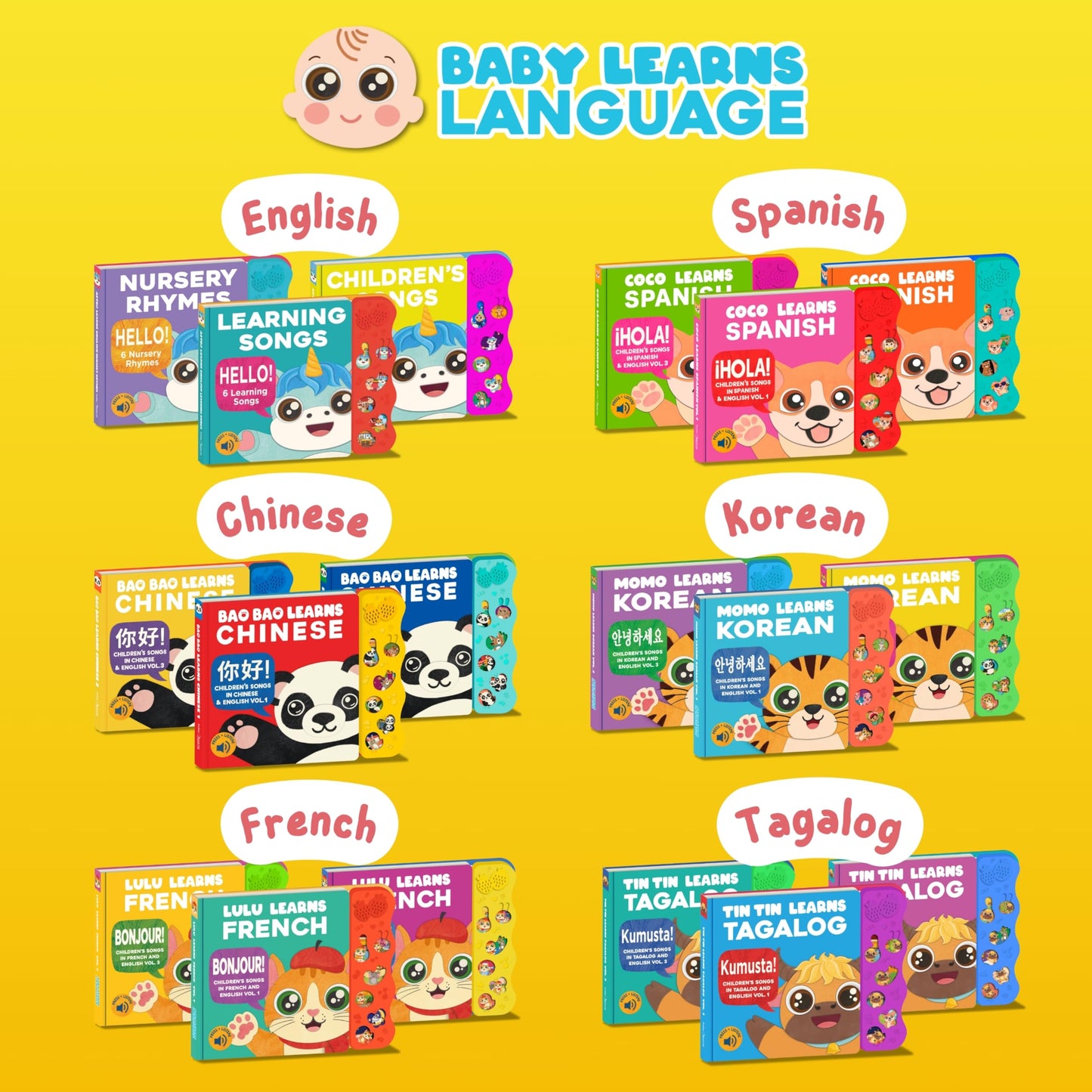 Children's Songs Musical Books for Toddlers 1-3, Astro Learns English Singing Books