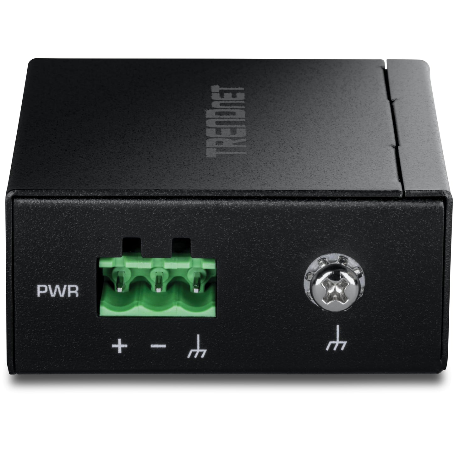 TRENDnet Hardened Industrial 100/1000 Base-T to SFP Media Converter, DIN-Rail and Wall Mount Hardware Included, Multi Or Single Mode Fiber, Power Supply Sold Separately, Black, TI-F11SFP