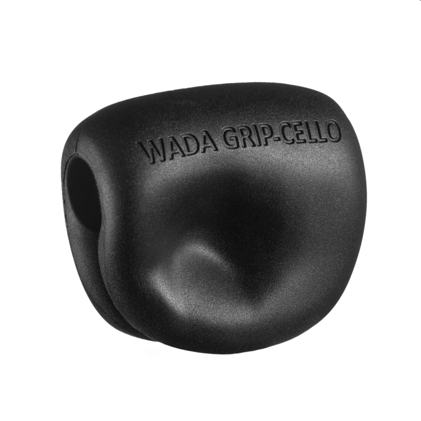 WADA Cello Bow Grip Aid: A Correct Bow Hand without Strain. A Second to Attach to the Bow and Remove. You can Concentrate on Your Sound and Music with a Relaxed Hand and Arm from the Beginning.