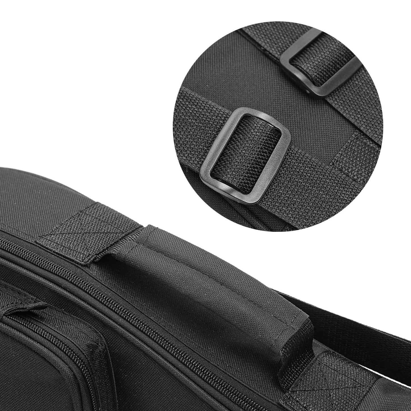 Mandolin Bag Mandolin Case Waterproof Oxford Fabric 0.4inch Cotton Thickened Mandolin Gig bag with Pocket, Backpack