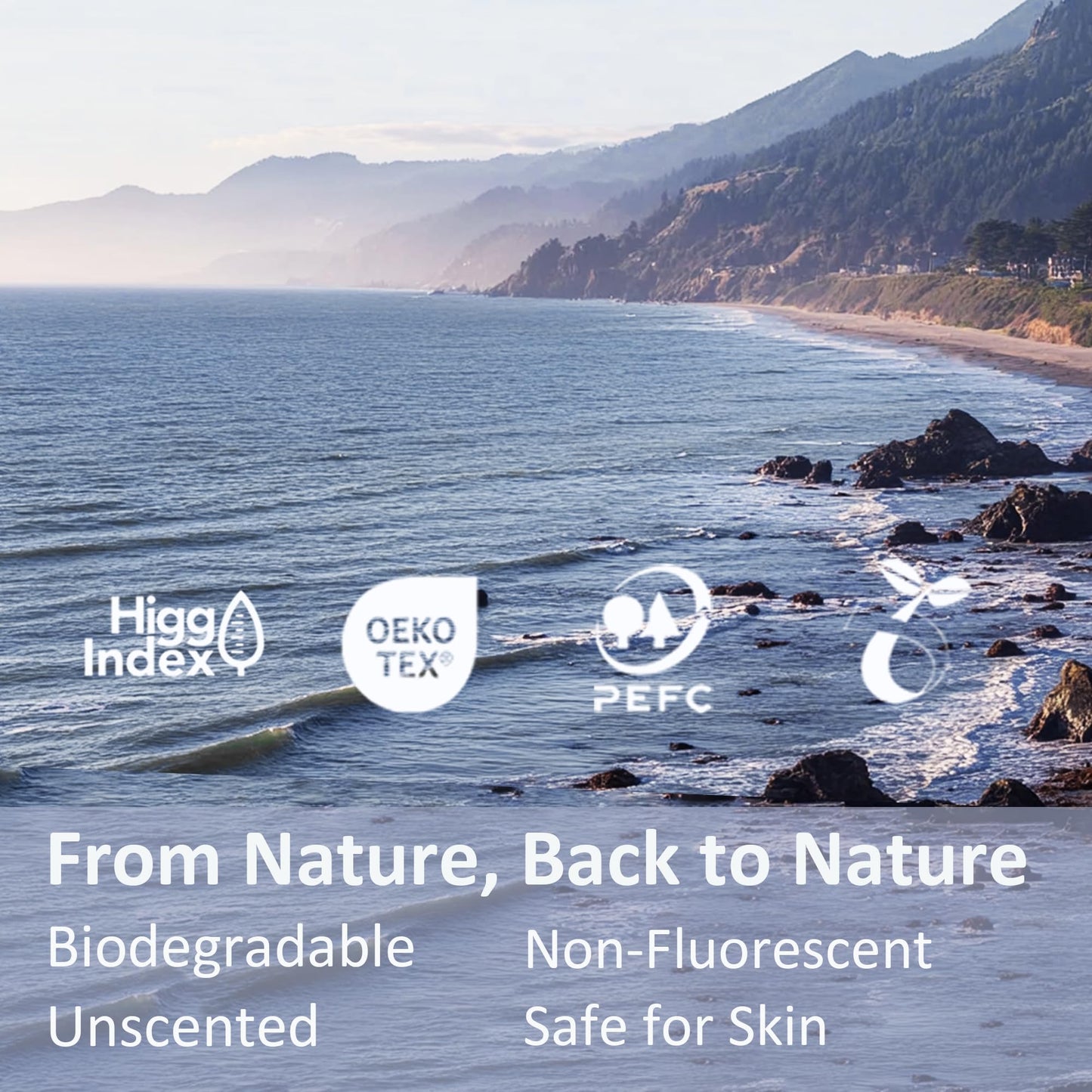 Ourmed Life Disposable Face Towels, Ultra Soft Biodegradable Facial Wipes for Sensitive Skin, Dry Wipes for Makeup Remover & Skincare, Travel Pack - 600 Count