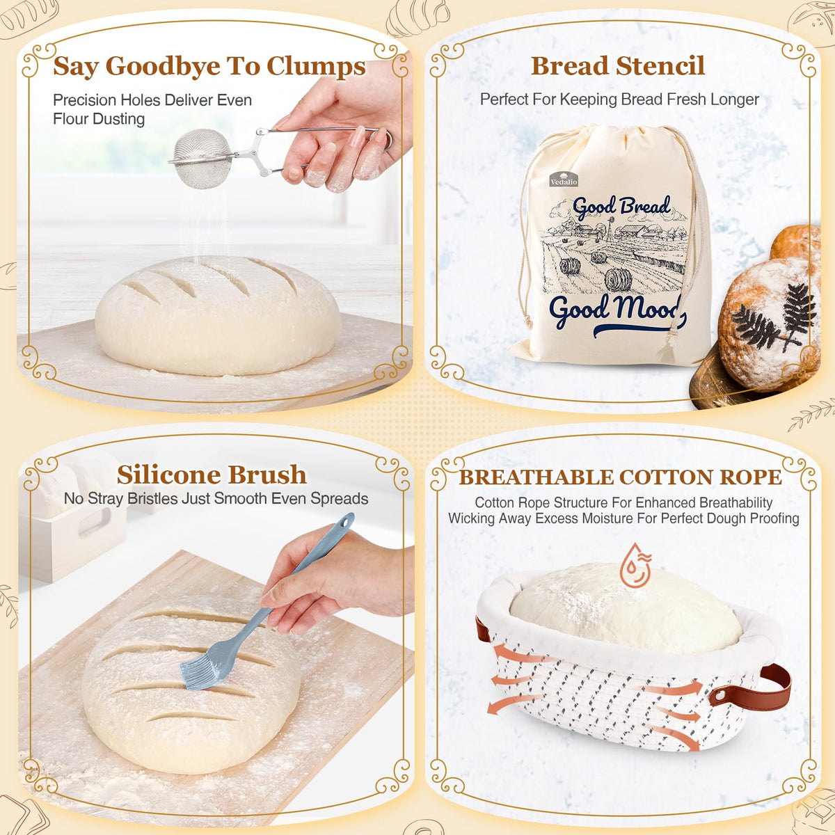 Sourdough Bread Starter Kit, Sourdough Starter Kit, Sour Dough Starter Kits, Baking Essentials, Gifts for People Who Love Baking Sourdough Starter Jar Sourdough Tools