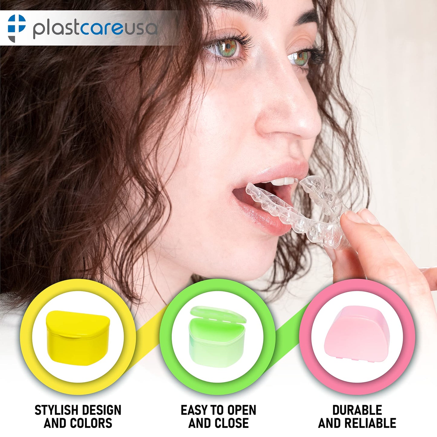 Assorted 30 Bulk Pack Denture Cases, Dental Box For Artificial Teeth, Mouth Guard, Night Guard, Gum Shields, Retainers - Soaking & Cleaning Supplies For Travel, Storage Containers