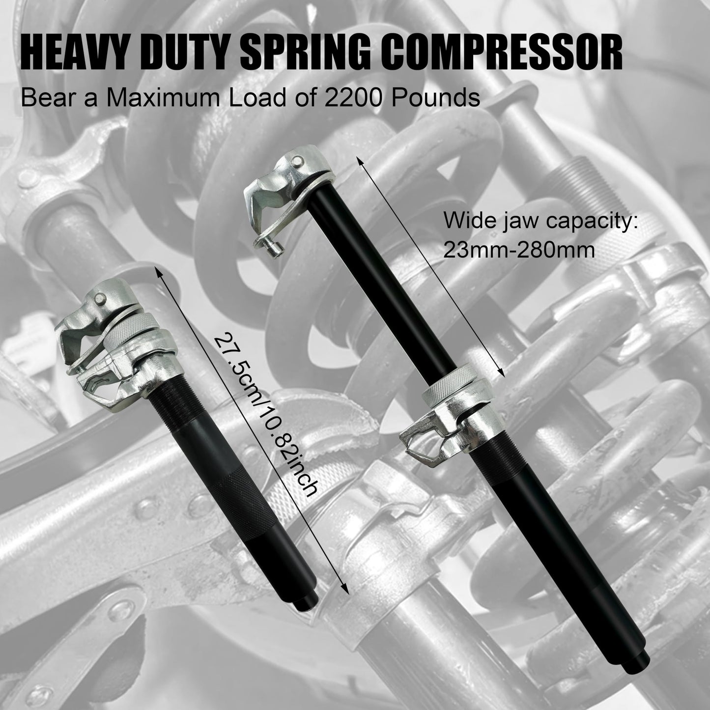 SGT Coil Spring Compressor Tool, Heavy Duty Universal Strut Spring Compressor Tool Set,Spring Compressor Tool Automotive for Car Truck with Safety Brackets