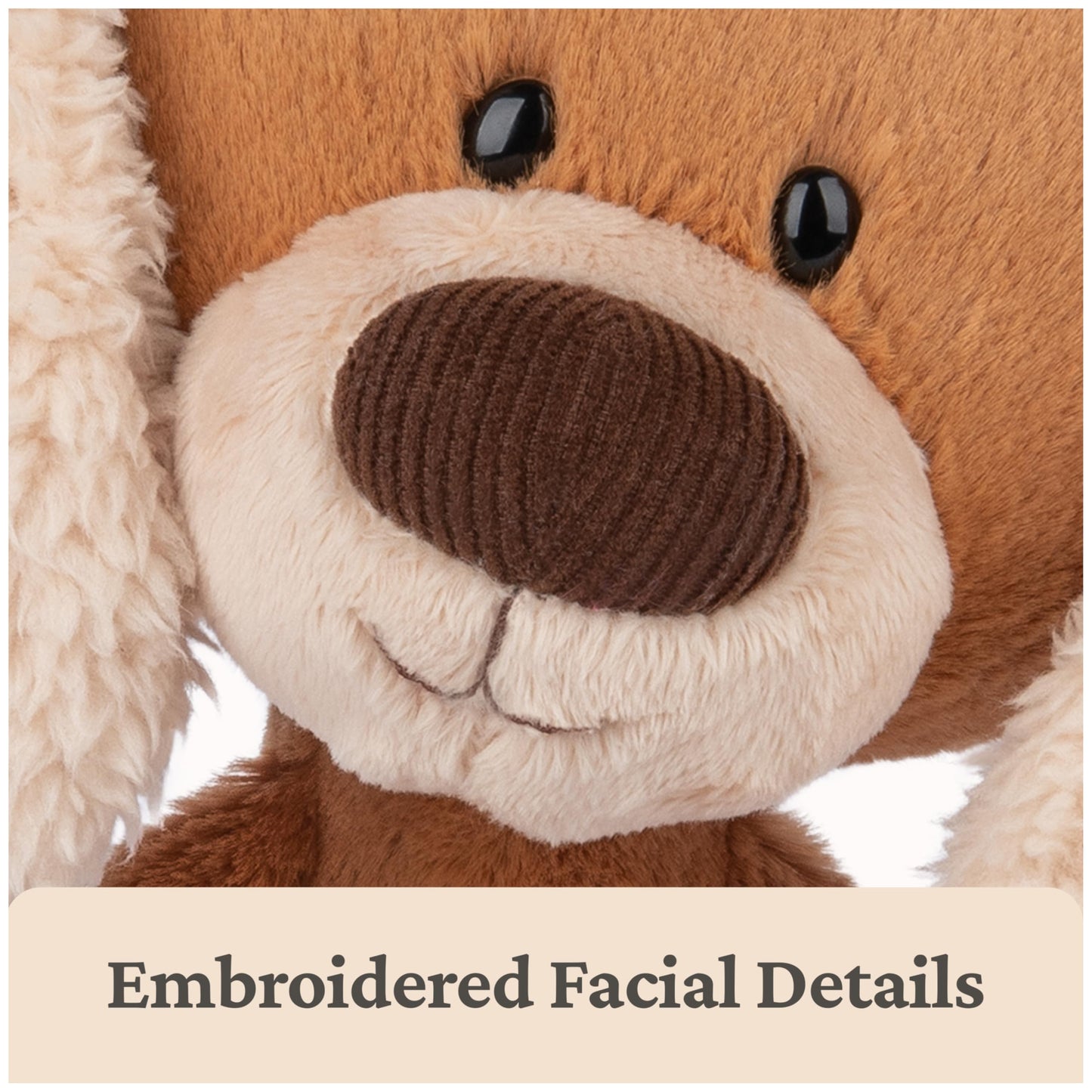 GUND Take-Along Friends, MASI Puppy Dog Plush Stuffed Animal for Ages 1 and Up, Brown/Cream, 15"