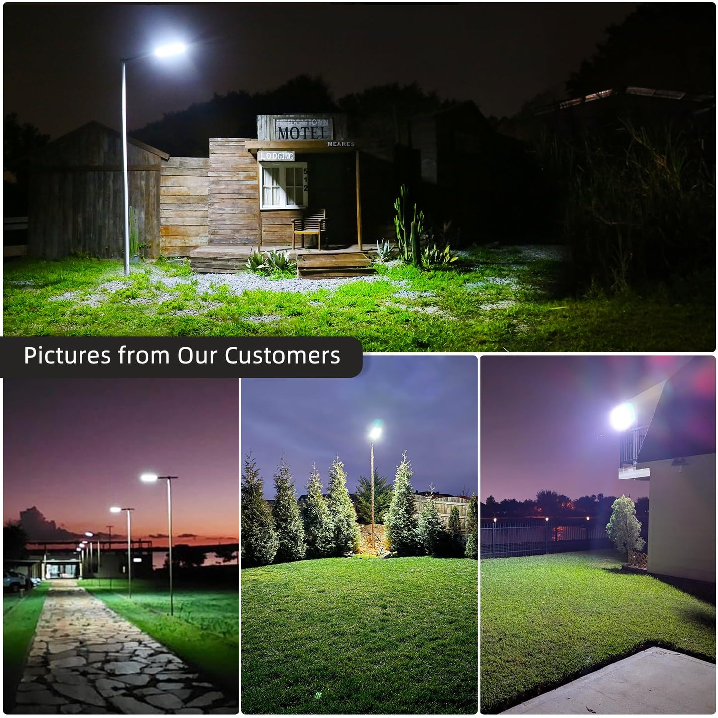 Willmind Solar Street Light Outdoor: Motion Sensor with 3 Modes 2400W, Remote Control, IP65 Waterproof, Parking Lot Lights, Dusk to Dawn, 2500LM, Security Lights, for Outside, Yard, Garage