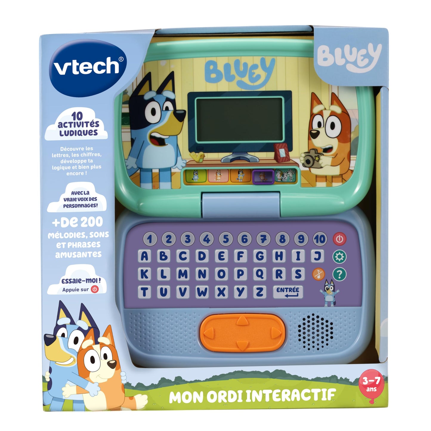 VTech Bluey Game Time Laptop (French Version)