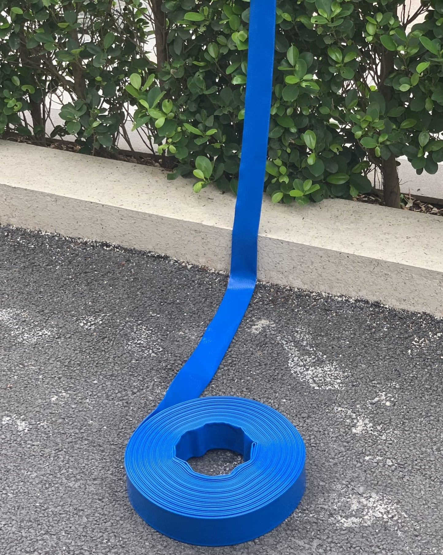 1 IN x 100 FT Heavy Duty Flat Discharge Backwash Hose - Weather & Burst Resistant, Best for Inground Pools