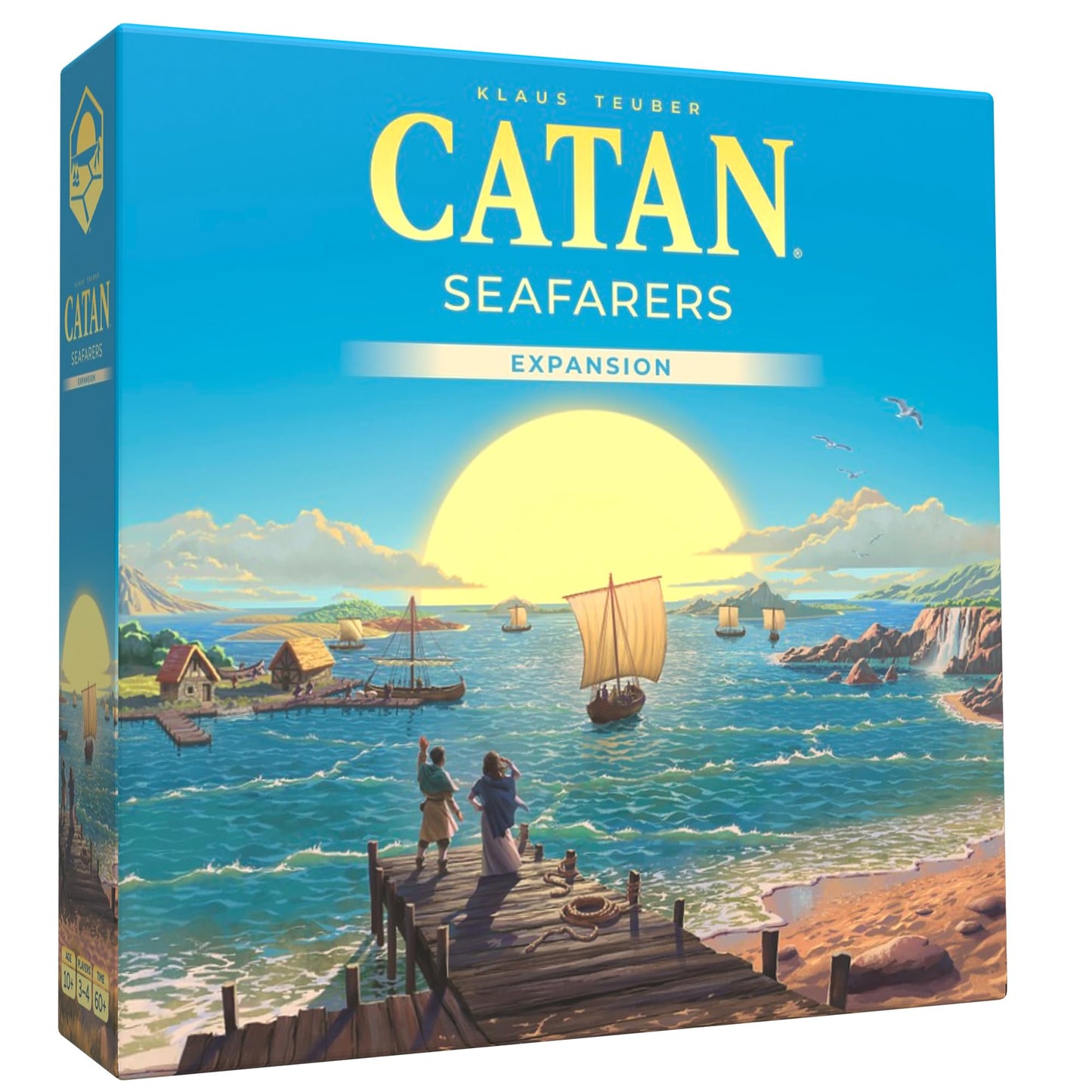 CATAN: Seafarers Expansion - 6th Edition - A Board Game by Catan Studio | 3 to 4 Players | 90 to 120 Minutes of Gameplay | Games for Family Game Night | for Kids and Adults Ages 10+ | English