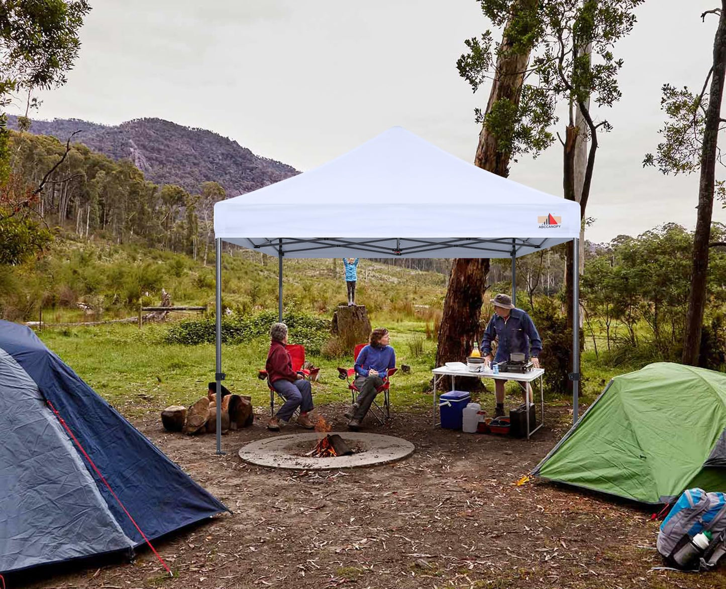 ABCCANOPY Pop Up Canopy Replacement Top Cover 100% Waterproof Choose 18+ Colors, Bonus 4 x Weight Bags (10X10, White)