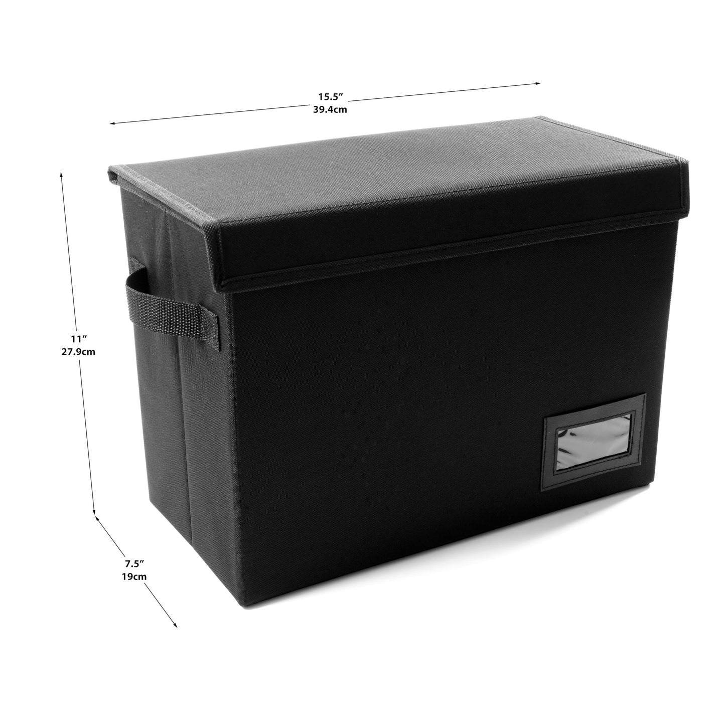 Comic Book Storage, 3 Pack, Comic Book Boards - Comic Storage Boxes for 150-180 Comic Books with Lid and Label Slot 15.5" X 7.5" X 11"- Bonus Dividers – Black for organized Comic book Collectors