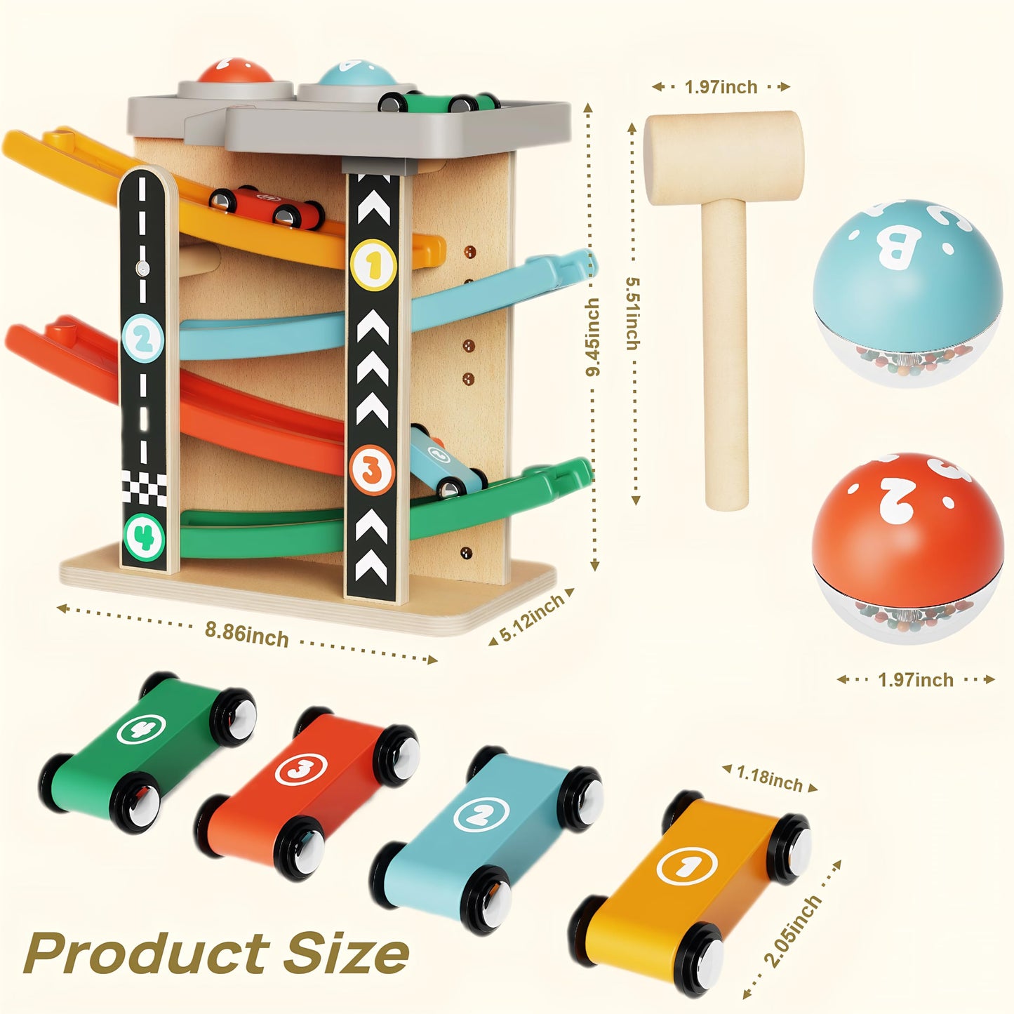 Toddler Toys for 1-2 Year Old Boy and Girl, Montessori Toys for 1 Year Old, First Birthday Gifts