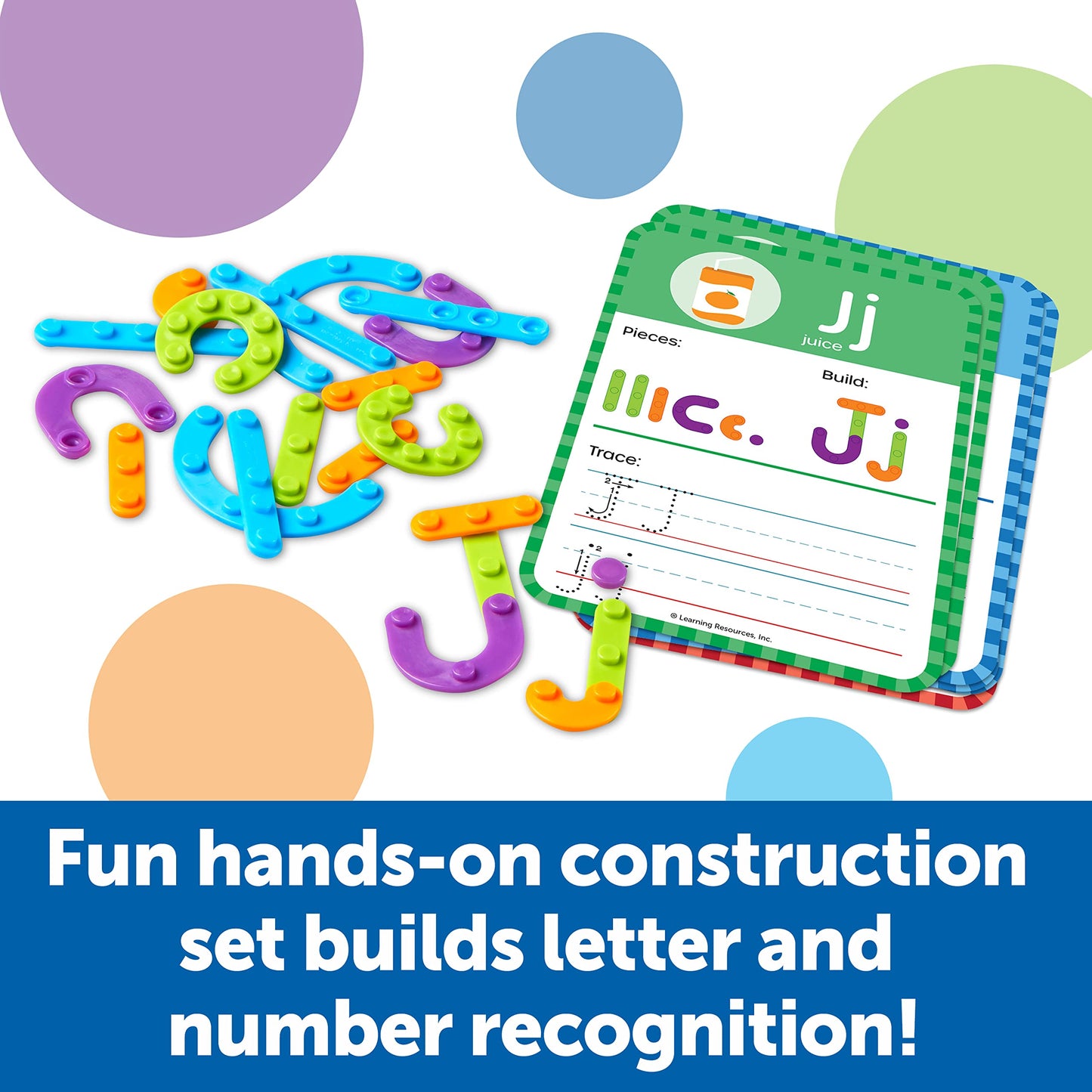 Learning Resources Skill Builders! Kindergarten Letter & Number Maker - 60 Pieces, Ages 6+ Kindergartner Learning Materials, Homeschool and Classroom Supplies, Math Games for Kids (LER8529)