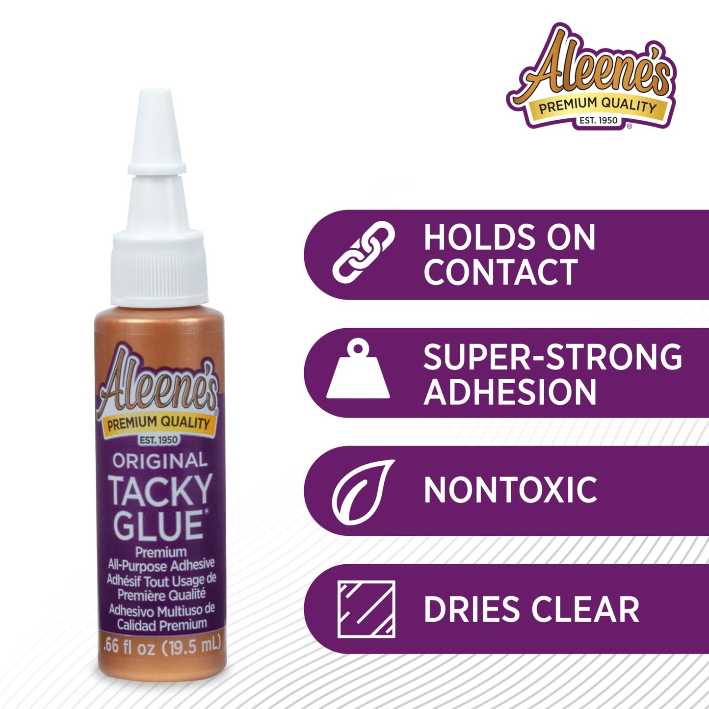 Aleene's Original Tacky Glue.66 FL OZ-18 Pack, Multi 18 Piece